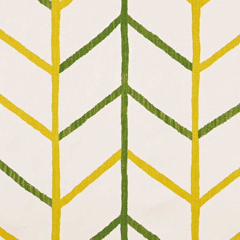 Kit Kemp One Way Linen Fabric in Pistachio